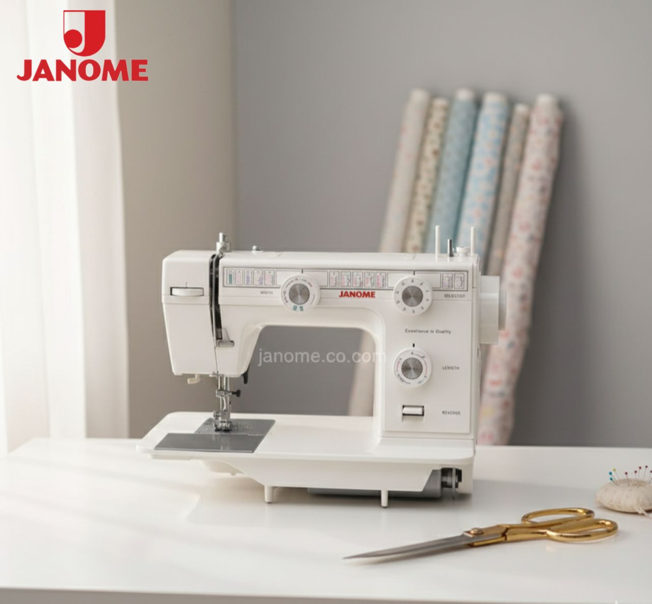 چرخ خیاطی و گلدوزی ژانومه مدل 399A